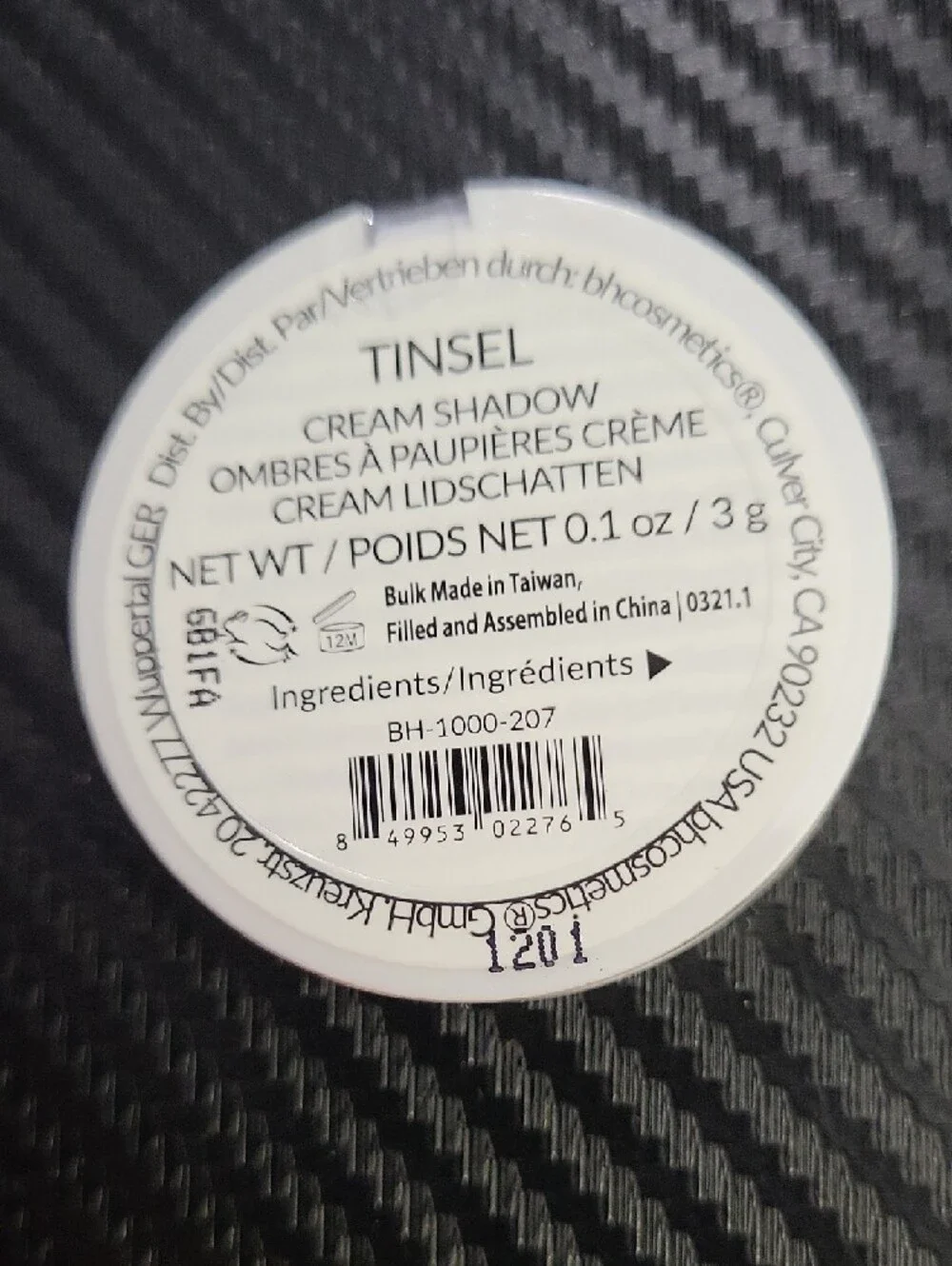NEW Bh Cosmetics Mrs. Clause Eyeshadow‎ - Tinsel